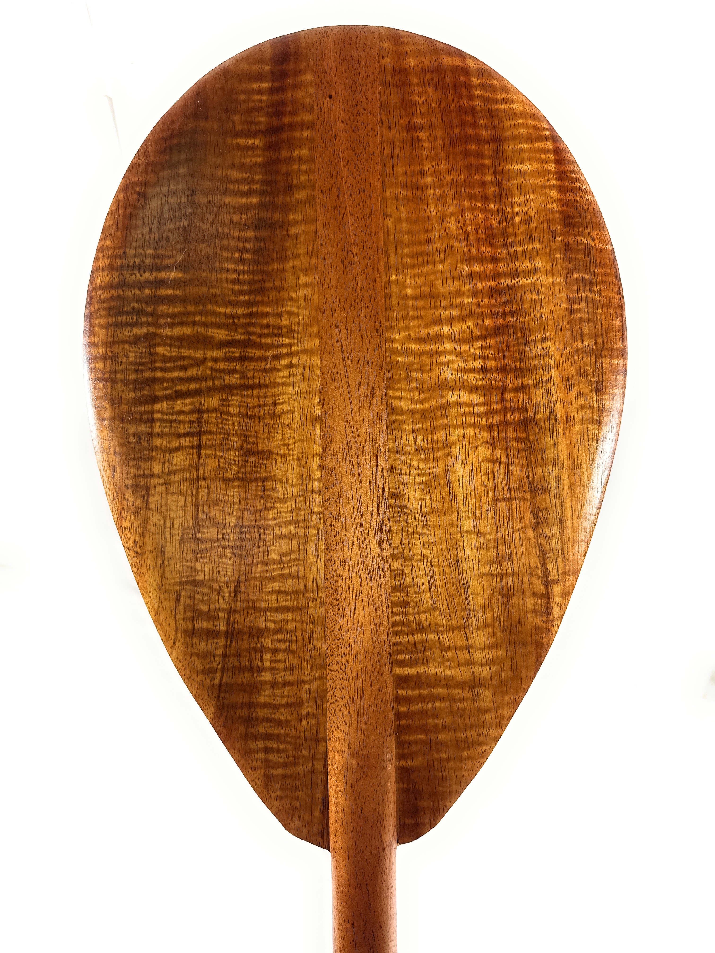 AAA Grade Curly Koa Paddle 48 inch Steersman - Made in Hawaii | #koa7446 AAA Grade Curly Koa Paddle 48 inch Steersman - Made in Hawaii | #koa7446
